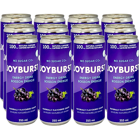 Joyburst Energy Drink - Grape Case